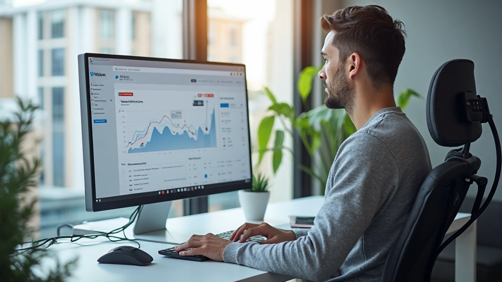 Search engine optimization and keyword research tools displayed on computer monitor