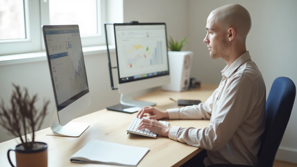 Современное рабочее пространство с минималистичным дизайном для концентрации